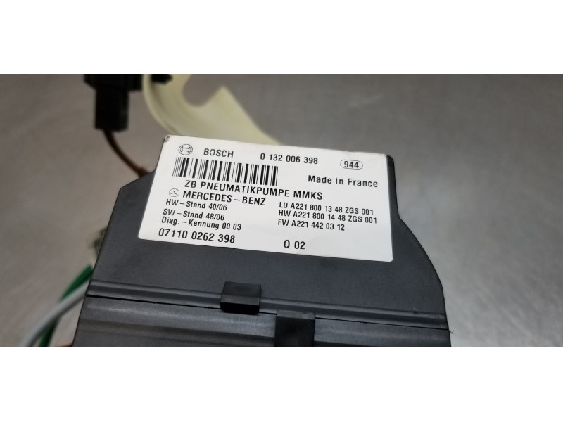 Recambio de centralita cierre para mercedes clase s (w221) berlina 420 / 450 cdi (221.028) referencia OEM IAM A2218001348  