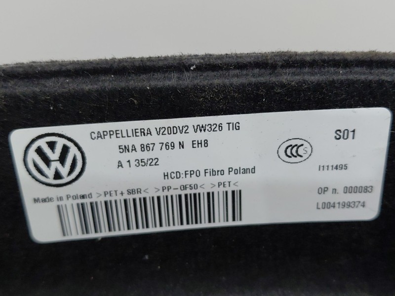 Recambio de bandeja trasera para volkswagen tiguan (ax1) comfortline referencia OEM IAM   