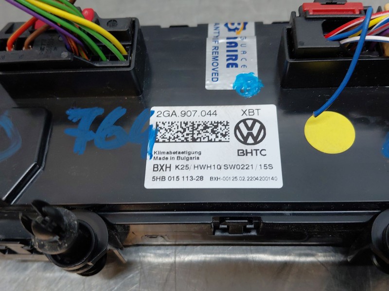 Recambio de mando climatizador para volkswagen t-roc r-line referencia OEM IAM 2GA907044XBT 2GA907044 