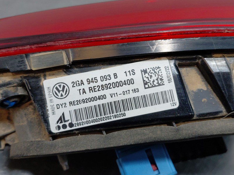 Recambio de piloto trasero izquierdo interior para volkswagen t-roc r-line referencia OEM IAM 2GA945093B  