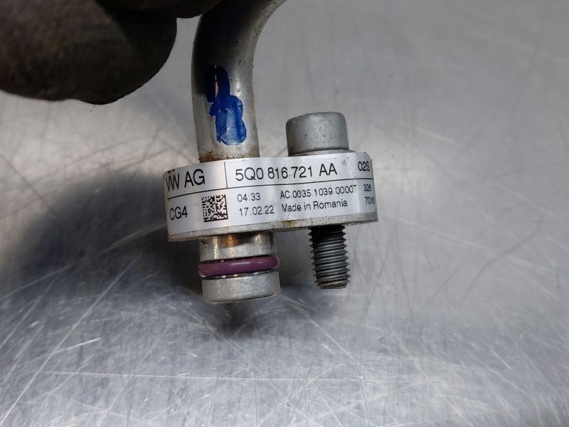 Recambio de tubos aire acondicionado para volkswagen t-roc r-line referencia OEM IAM 5Q0816721AA  