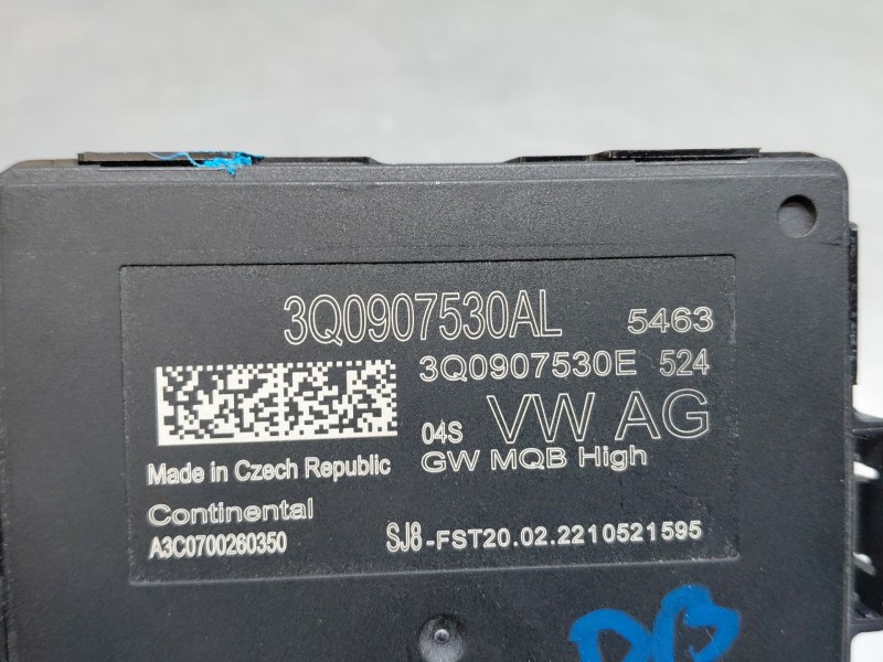 Recambio de modulo electronico para volkswagen t-roc r-line referencia OEM IAM 3Q0907530AL  