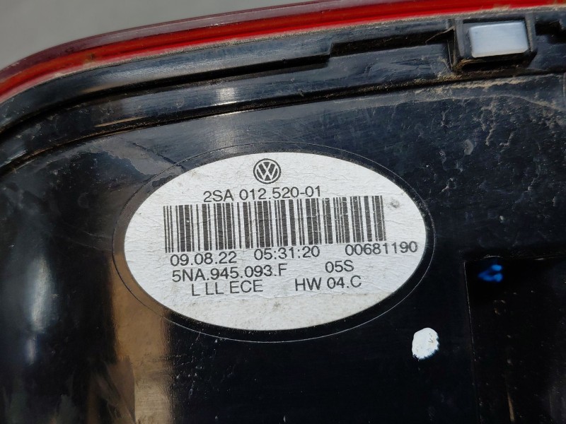 Recambio de piloto trasero izquierdo para volkswagen tiguan (ax1) comfortline referencia OEM IAM 5NA945093F  