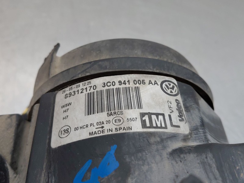Recambio de faro izquierdo para volkswagen passat b6 (3c2) 2.0 tdi 16v referencia OEM IAM 3C0941005AA  