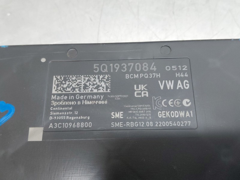Recambio de modulo confort para volkswagen tiguan (ax1) comfortline referencia OEM IAM 5Q1937084  