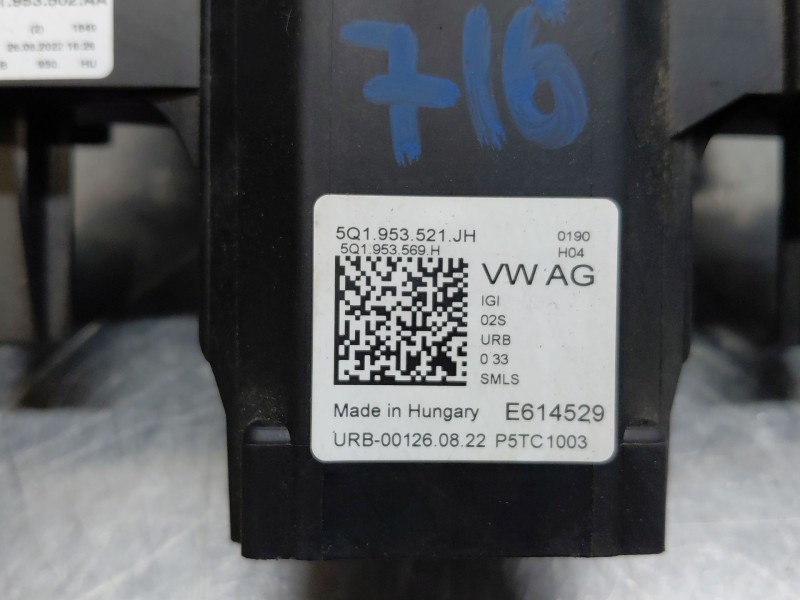 Recambio de anillo airbag para volkswagen tiguan (ax1) comfortline referencia OEM IAM 5Q1953569H  