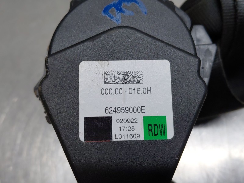 Recambio de cinturon seguridad trasero central para volkswagen tiguan (ax1) comfortline referencia OEM IAM 5NA857807RAA  