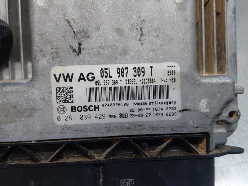 Recambio de centralita motor uce para volkswagen tiguan (ax1) comfortline referencia OEM IAM 05L907309T 0281039429 