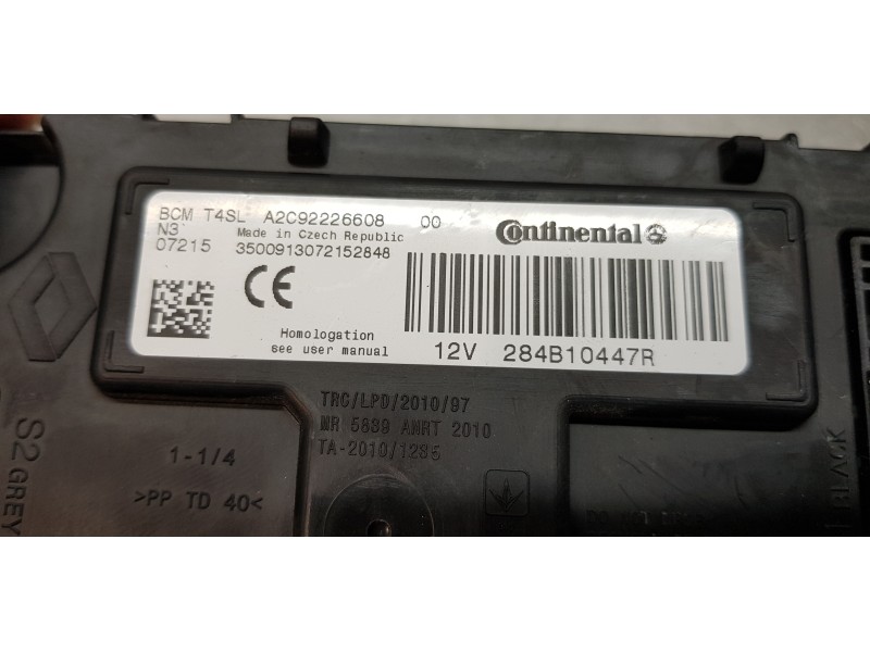 Recambio de modulo confort para dacia lodgy laureate referencia OEM IAM 284B10447R  