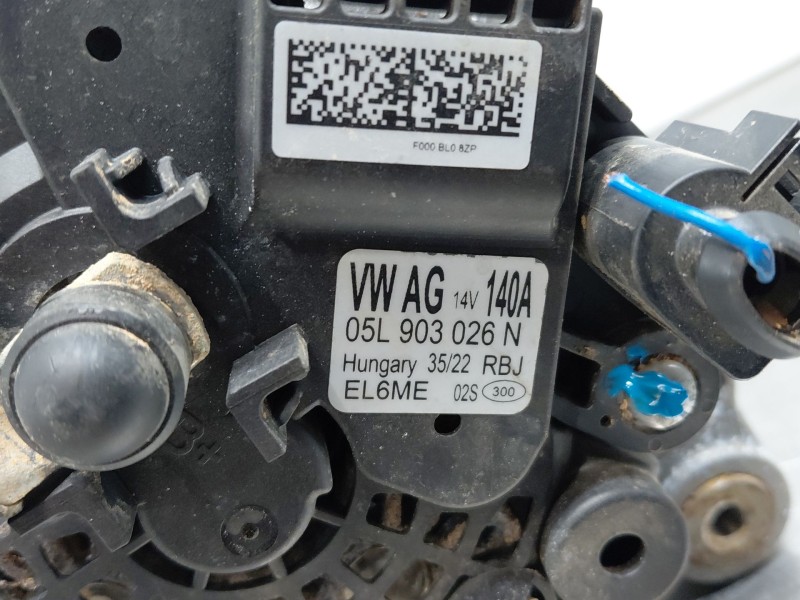 Recambio de alternador para volkswagen tiguan (ax1) comfortline referencia OEM IAM 05L903026N  