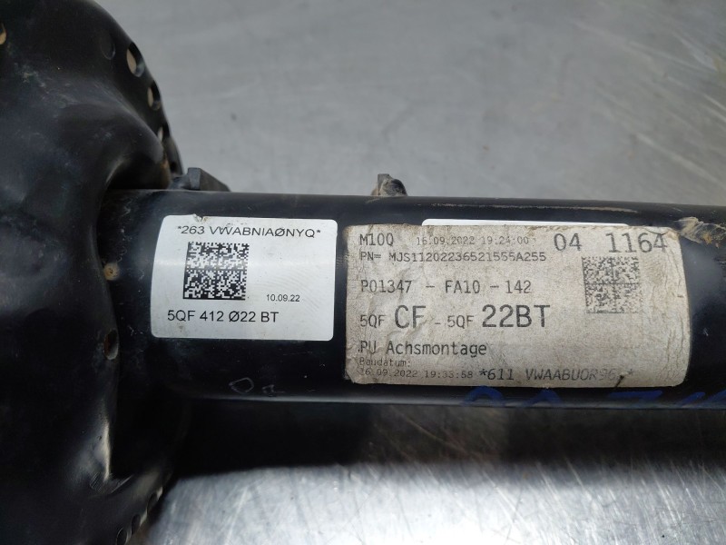 Recambio de amortiguador delantero derecho para volkswagen tiguan (ax1) comfortline referencia OEM IAM 5QF413031BP 5QF412022 