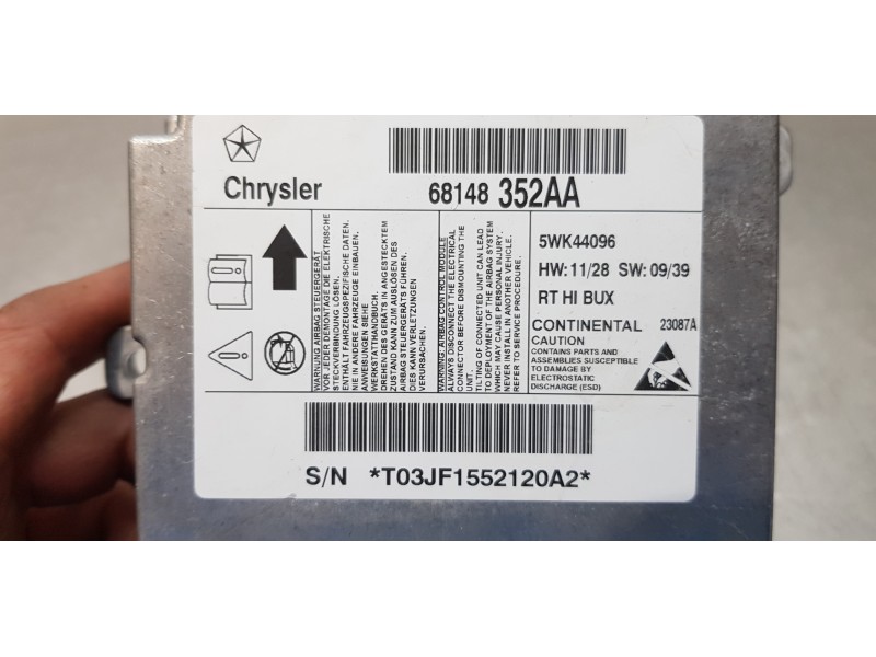 Recambio de kit airbag para chrysler grand voyager limited referencia OEM IAM P05108819AA  