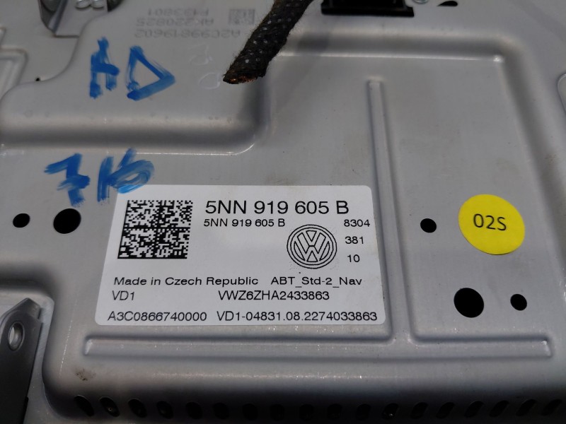 Recambio de pantalla multifuncion para volkswagen tiguan (ax1) comfortline referencia OEM IAM 5NN919605B  