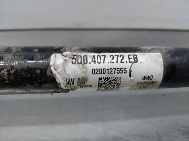 Recambio de transmision delantera derecha para volkswagen golf vii lim. (bq1) bluemotion referencia OEM IAM 5Q0407272EB  