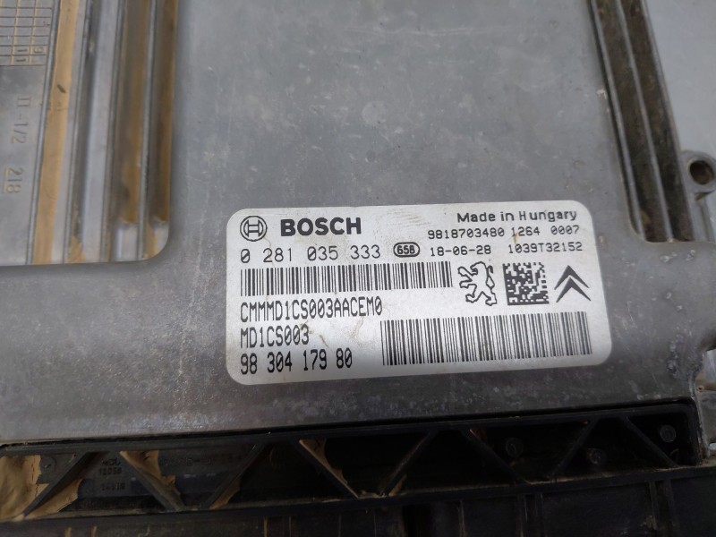 Recambio de centralita motor uce para peugeot 508 active referencia OEM IAM   