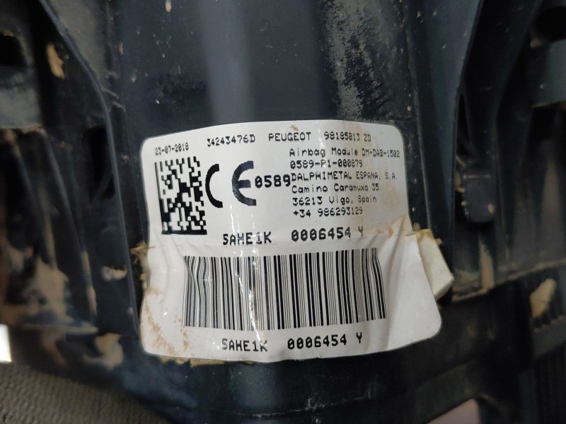 Recambio de kit airbag para peugeot 508 active referencia OEM IAM   