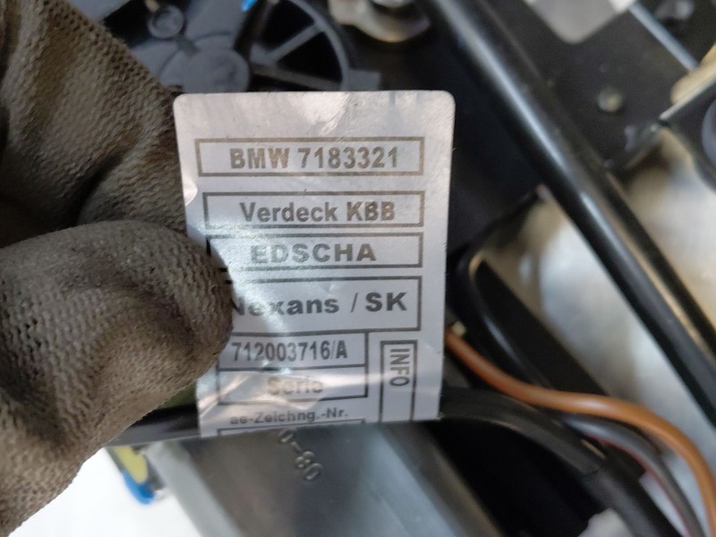 Recambio de motor techo electrico para bmw serie 3 cabrio (e93) essence referencia OEM IAM   