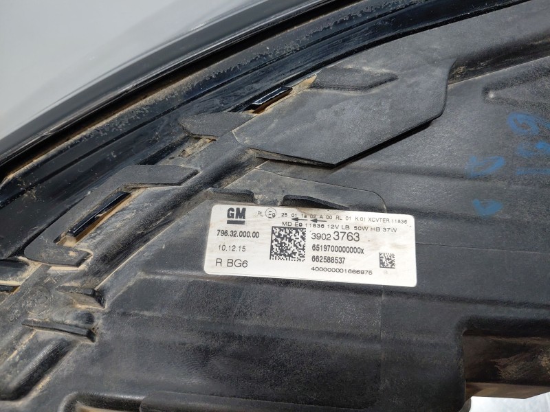 Recambio de faro derecho para opel astra k lim. 5türig dynamic referencia OEM IAM   