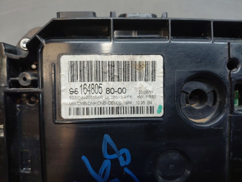 Recambio de cuadro instrumentos para peugeot 508 active referencia OEM IAM 9816480580  