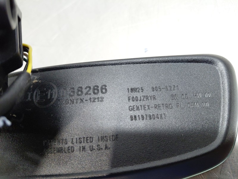Recambio de espejo interior para peugeot 508 active referencia OEM IAM 98404098XT  