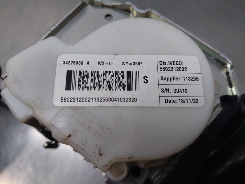 Recambio de cinturon seguridad delantero izquierdo para iveco daily 35s16 35-160 referencia OEM IAM   