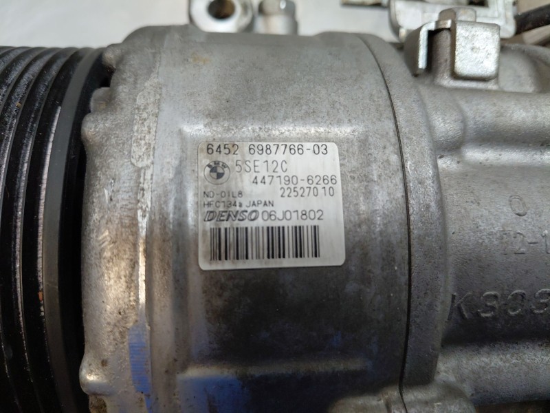 Recambio de compresor aire acondicionado para bmw 3 (e90) 320 d referencia OEM IAM 64526987766  