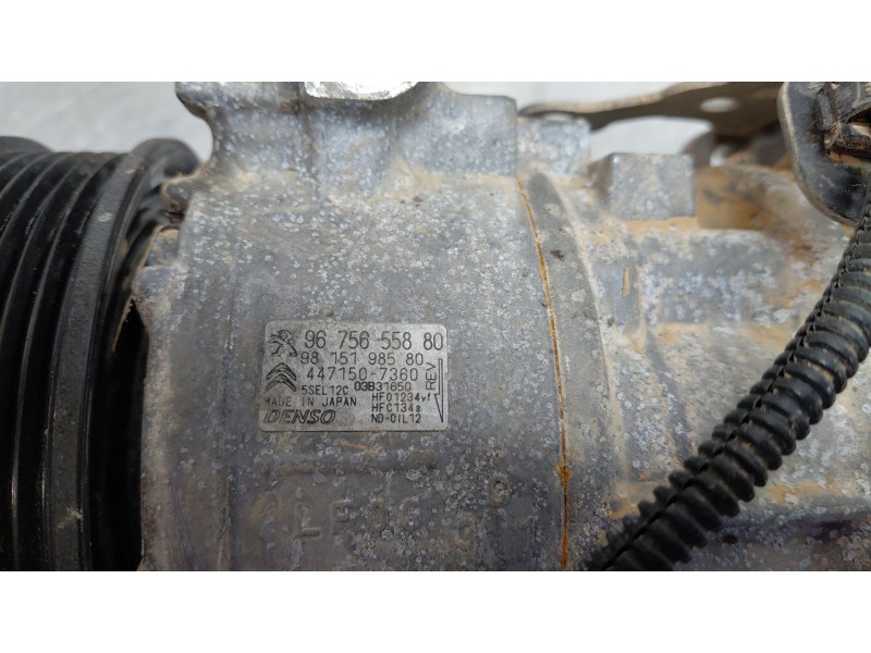 Recambio de compresor aire acondicionado para peugeot 508 active referencia OEM IAM 9675655880  