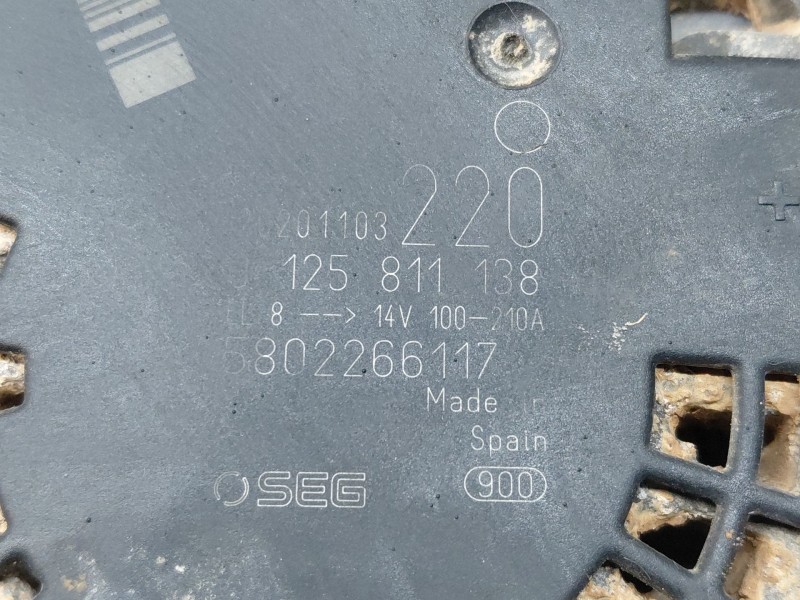 Recambio de alternador para iveco daily 35s16 35-160 referencia OEM IAM   
