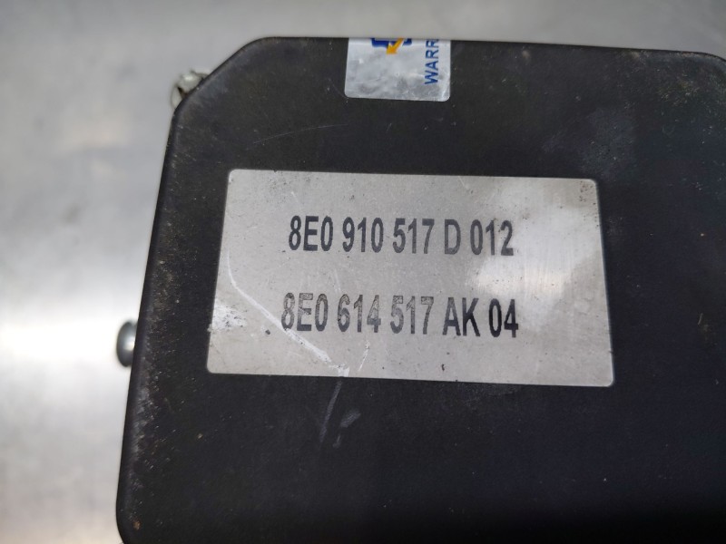 Recambio de abs para audi a4 b7 (8ec) 2.0 tfsi quattro referencia OEM IAM 8E0614517BG 8E0614517AK 