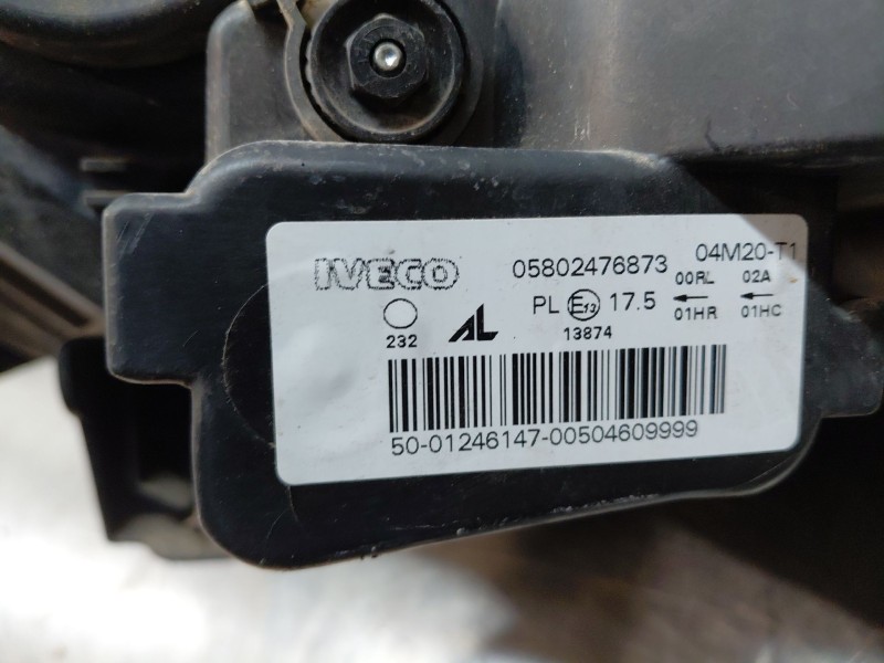 Recambio de faro derecho para iveco daily 35s16 35-160 referencia OEM IAM   
