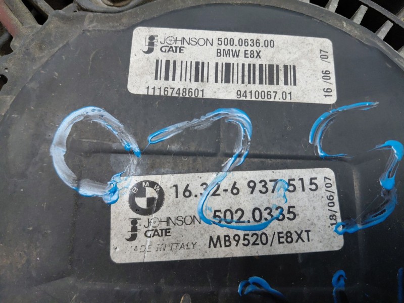 Recambio de electroventilador para bmw 3 (e90) 318 d referencia OEM IAM 17428506668 16326937515 