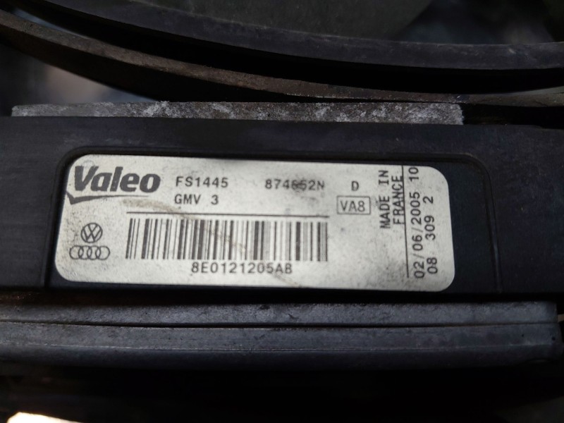 Recambio de electroventilador para audi a4 b7 (8ec) 2.0 tfsi quattro referencia OEM IAM 8E0959455K 8E0959455N 8E0121205AB