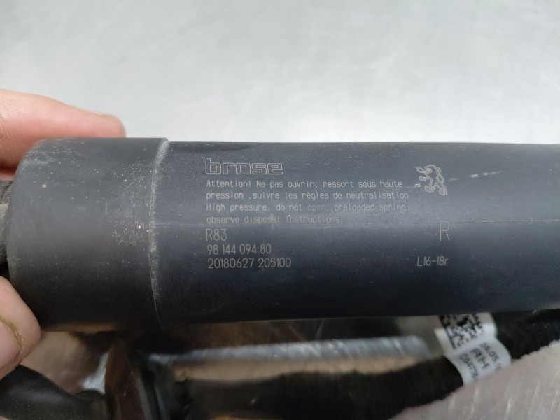 Recambio de amortiguador porton trasero izquierdo para peugeot 508 active referencia OEM IAM 9814409480  