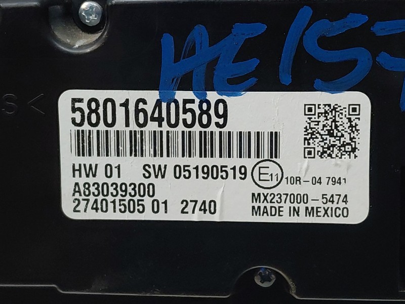 Recambio de mando calefaccion / aire acondicionado para iveco daily 35s16 35-160 referencia OEM IAM   