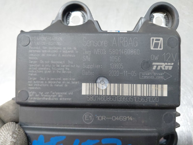 Recambio de centralita airbag para iveco daily 35s16 35-160 referencia OEM IAM   