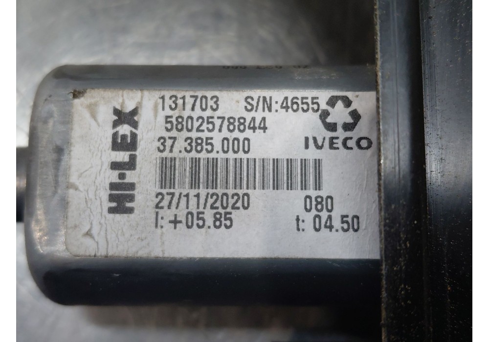 Recambio de elevalunas delantero derecho para iveco daily 35s16 35-160 referencia OEM IAM   