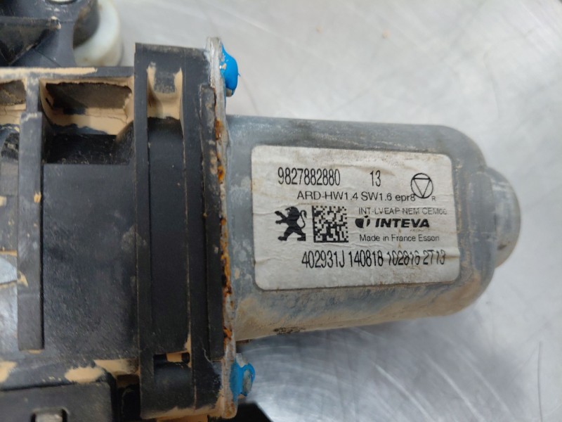 Recambio de elevalunas trasero derecho para peugeot 508 active referencia OEM IAM 9827880680  