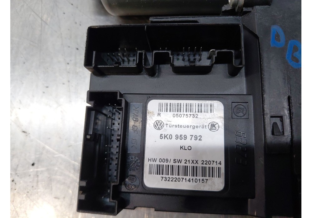 Recambio de elevalunas delantero derecho para volkswagen caddy ka/kb (2c) monospace referencia OEM IAM   