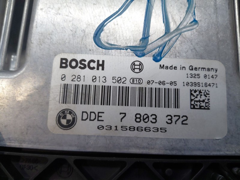 Recambio de centralita motor uce para bmw 3 (e90) 318 d referencia OEM IAM 0281013502 7803372 