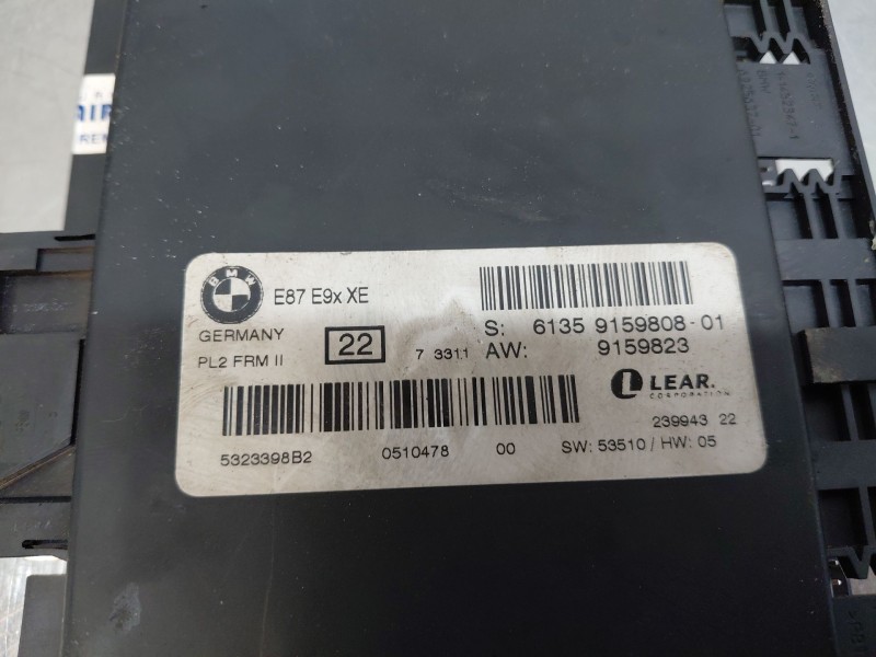 Recambio de modulo confort para bmw 3 (e90) 320 d referencia OEM IAM 61359159808 9159823 