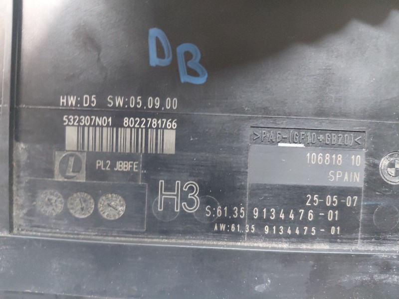 Recambio de modulo electronico para bmw 3 (e90) 318 d referencia OEM IAM 61359134476 61359134475 