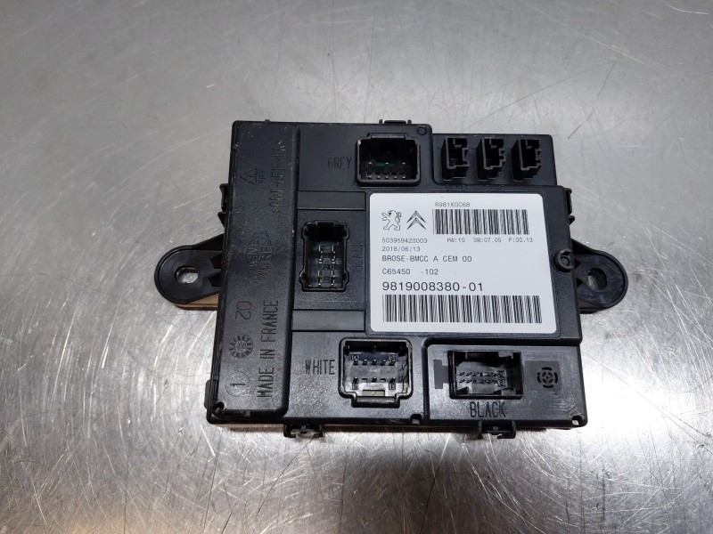 Recambio de modulo electronico para peugeot 508 active referencia OEM IAM 9819008380  