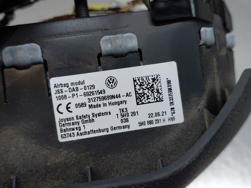Recambio de kit airbag para volkswagen golf viii lim. (cd1) bluemotion referencia OEM IAM   