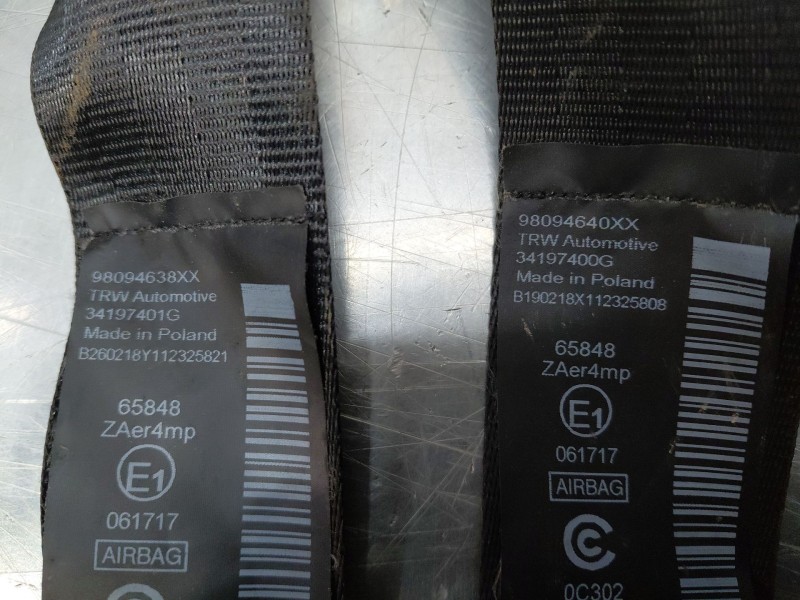 Recambio de kit airbag para peugeot 5008 allure referencia OEM IAM   