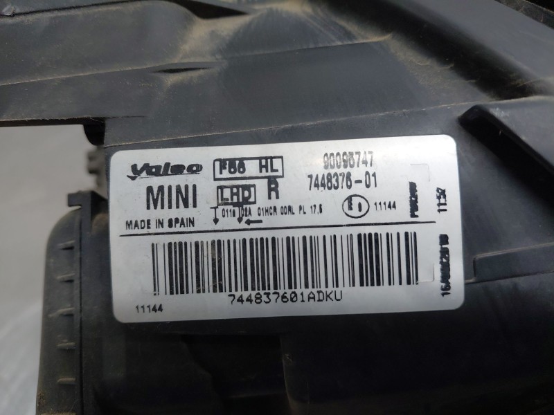 Recambio de faro derecho para bmw mini (f56) d referencia OEM IAM   