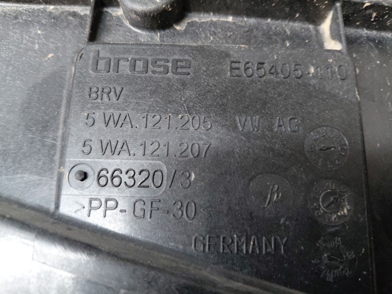 Recambio de electroventilador para volkswagen golf viii lim. (cd1) bluemotion referencia OEM IAM   