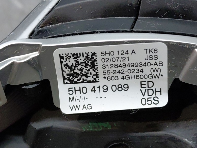 Recambio de volante para volkswagen golf viii lim. (cd1) bluemotion referencia OEM IAM   