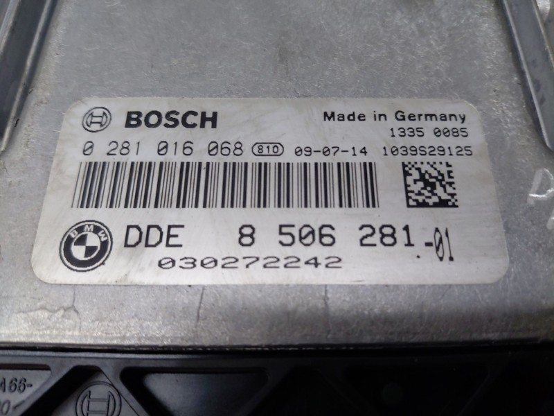 Recambio de centralita motor uce para bmw 1 (e81) 116 d referencia OEM IAM   