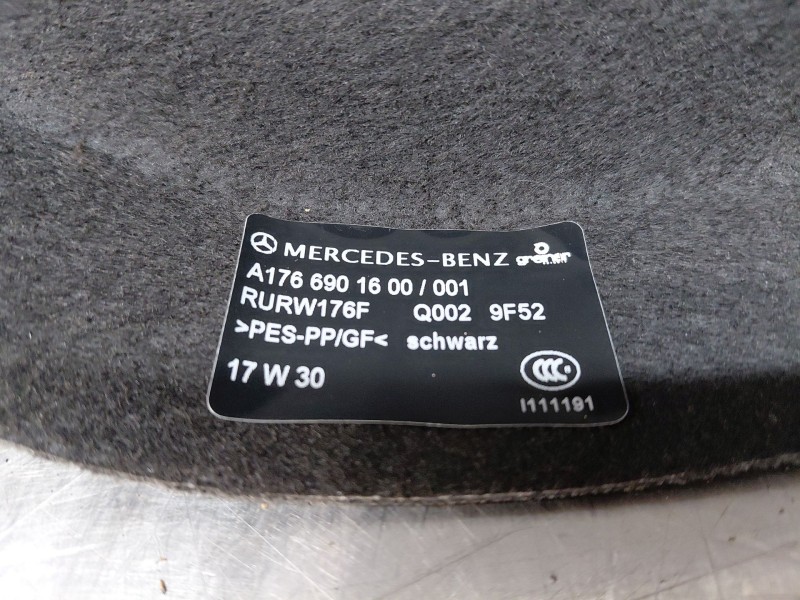 Recambio de bandeja trasera para mercedes-benz clase a (w176) design referencia OEM IAM   