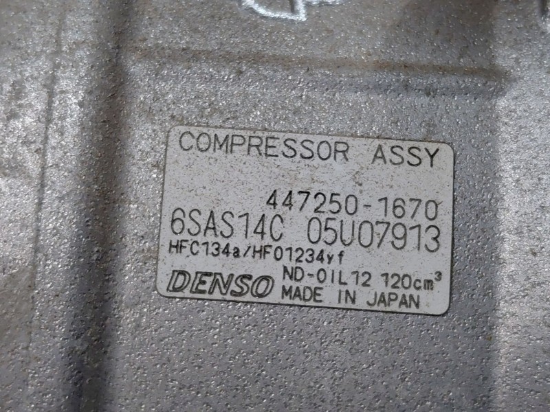Recambio de compresor aire acondicionado para mercedes-benz clase a (w176) design referencia OEM IAM A0008303502  